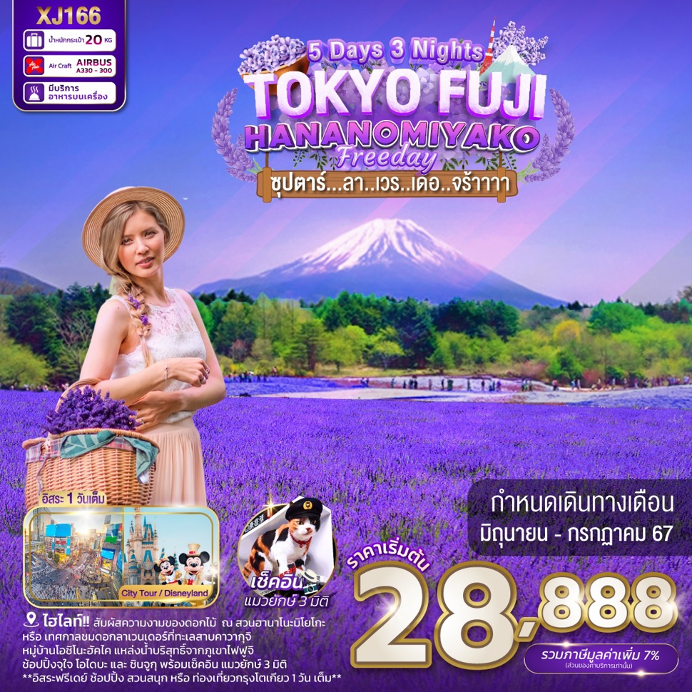 TOKYO-FUJI-HANANOMIYAKO-FREEDAY-5D-3N