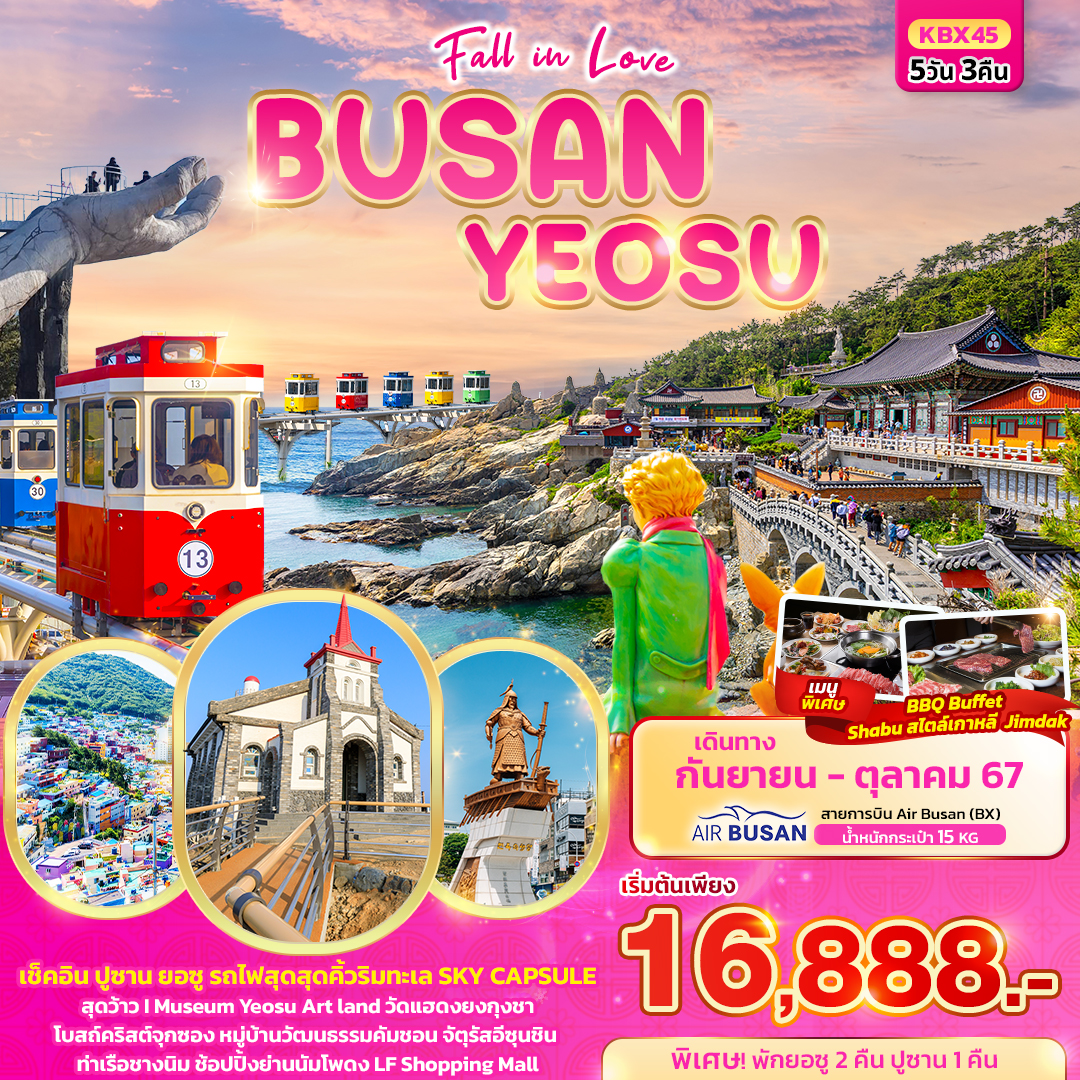 Fall in love BUSAN YEOSU 5วัน 3คืน